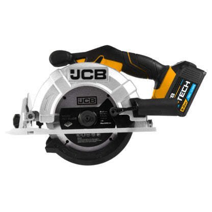 JCB 18V Circular Saw 5.0Ah Lithium-ion battery in 20″ Kit Bag with 2pc TCT saw blade set