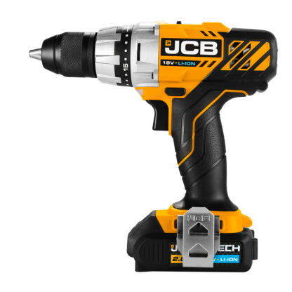 JCB 18V Drill Driver with 4.0Ah Lithium-ion battery and 2.4A charger