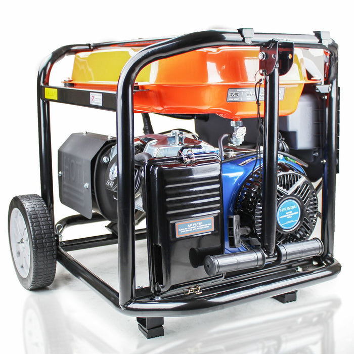 Petrol Generator (Powered by Hyundai) Recoil and Electric Start Site P1 7.9kW / 9.8kVA* | P10000LE  | 2 Year Warranty