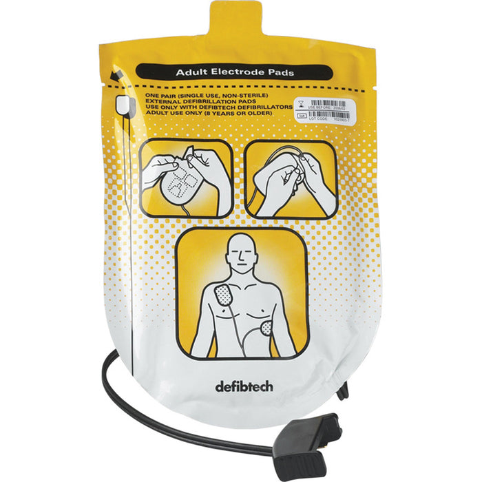 Defibtech Lifeline AED Adult Defibrillator Pads (1 pair)