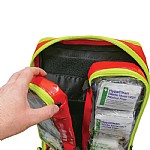Emergency Backpack, Large, PVC, Red