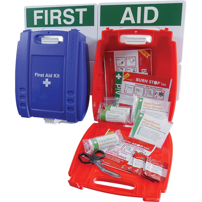 Evolution Catering First Aid Point, Blue Case
