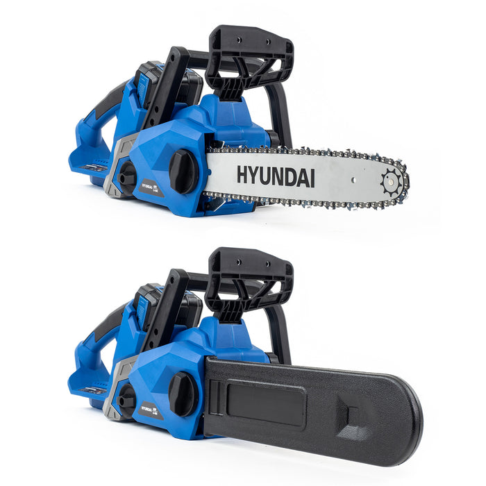 Hyundai 40V Lithium-Ion Battery Powered Cordless Chainsaw | HYC40LI | 3 Year Warranty