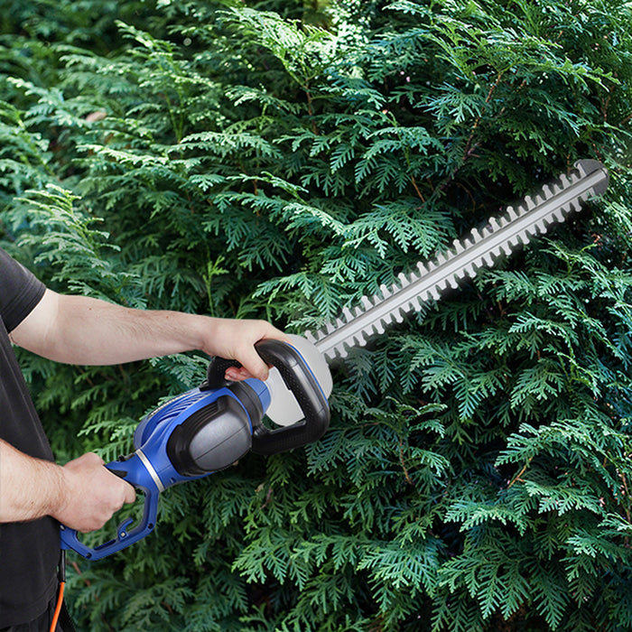 Hyundai 680W 610mm Corded Electric Hedge Trimmer/Pruner | HYHT680E | 3 Year Warranty