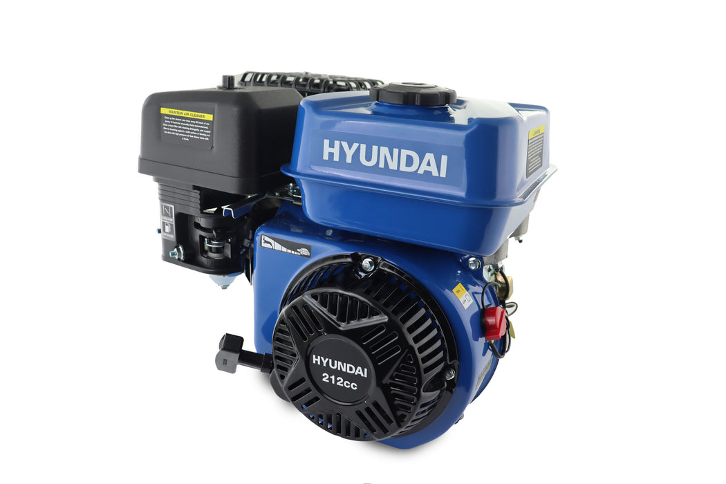 Hyundai 212cc 6.5hp ¾” / 19.05mm Horizontal Straight Shaft Petrol Engine, 4-Stroke, OHV | IC210P-19 | 2 Year Warranty