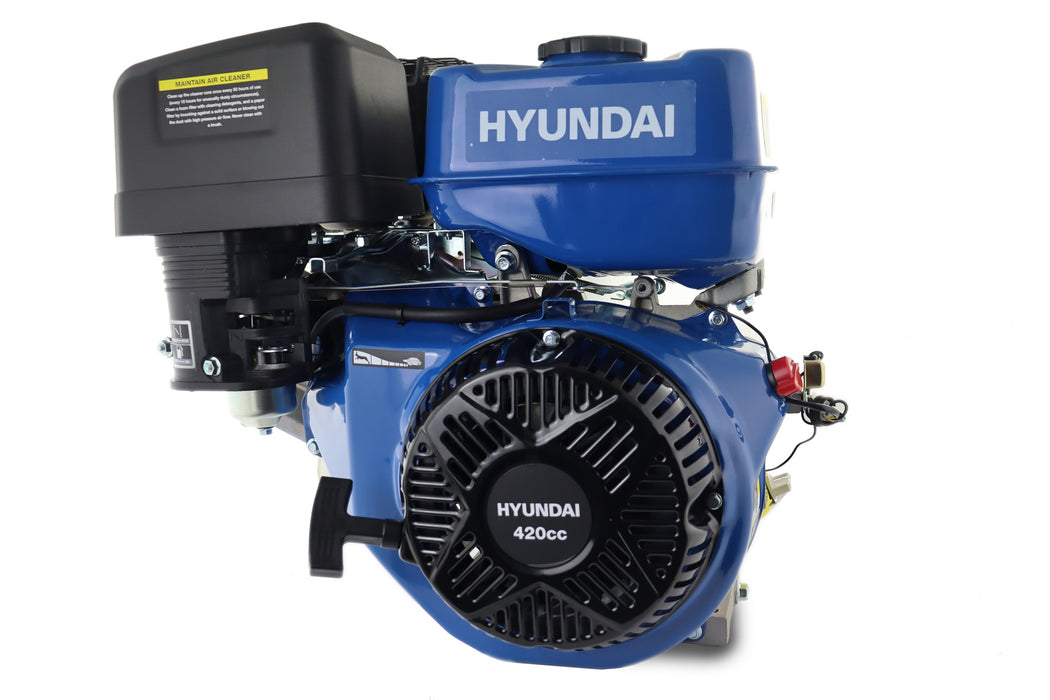 Hyundai 420cc 14hp 25mm Horizontal Straight Shaft Petrol Engine, 4-Stroke, OHV | IC420X-25 | 2 Year Warranty