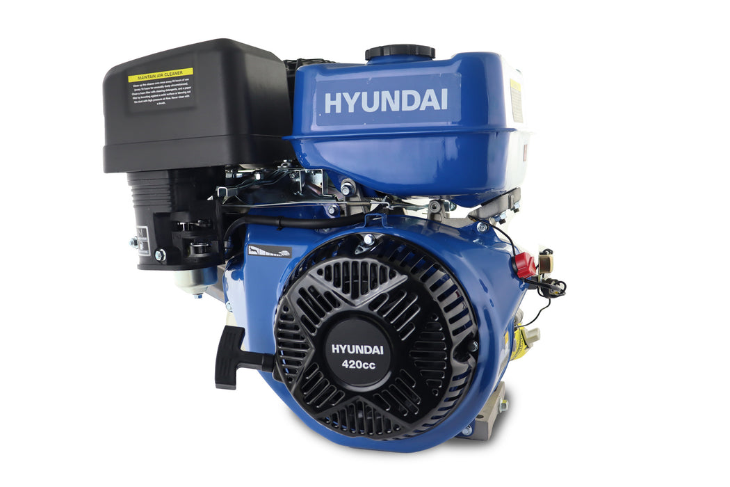 Hyundai 420cc 14hp 25mm Horizontal Straight Shaft Petrol Engine, 4-Stroke, OHV | IC420X-25 | 2 Year Warranty