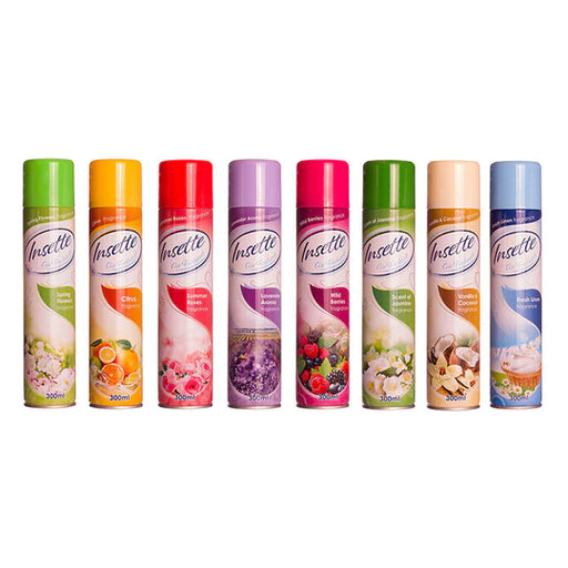 1,536 X INSETTE AIR FRESHENER CITRUS FRUITS 300ML at £1256.84 only from acutecaredirectltd.com.
