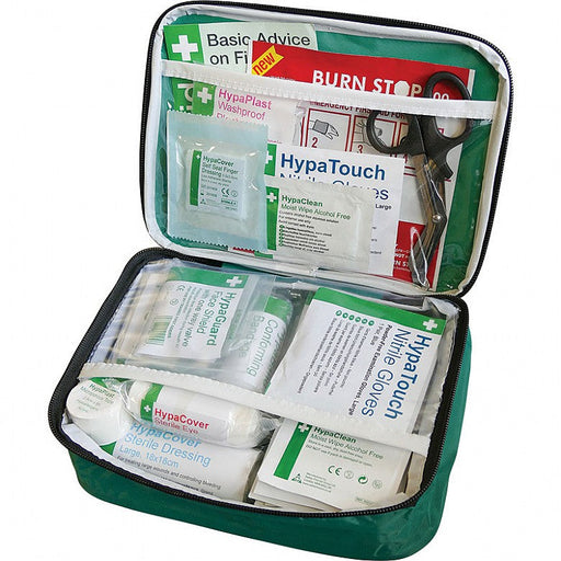 British Standard Compliant First Aid Kit in Nylon Case (Pack of 10)
