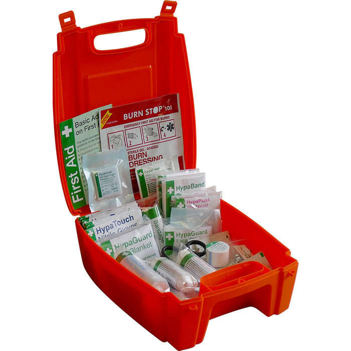 Evolution British Standard Compliant Workplace First Aid Kit in Orange Case