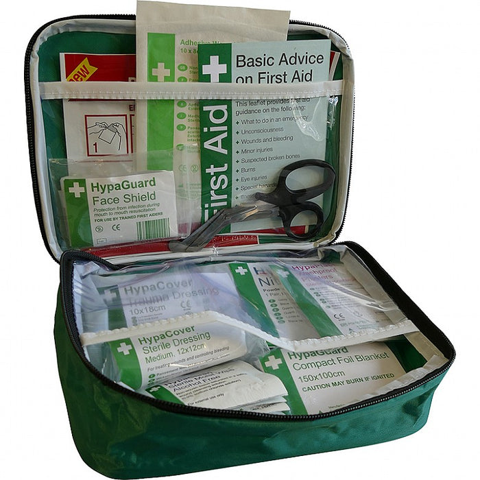 Travel and Motoring First Aid Kit in Nylon Bag