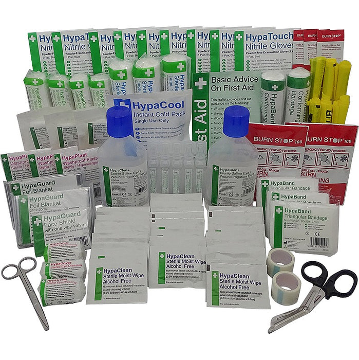 British Standard Compliant Comprehensive First Aid Refill