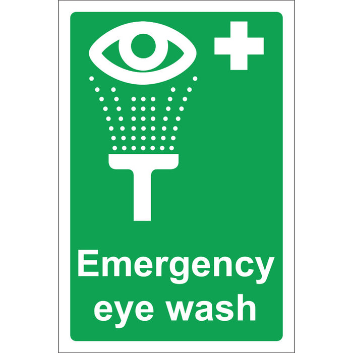 Emergency Eye Wash Sign, 20x30cm