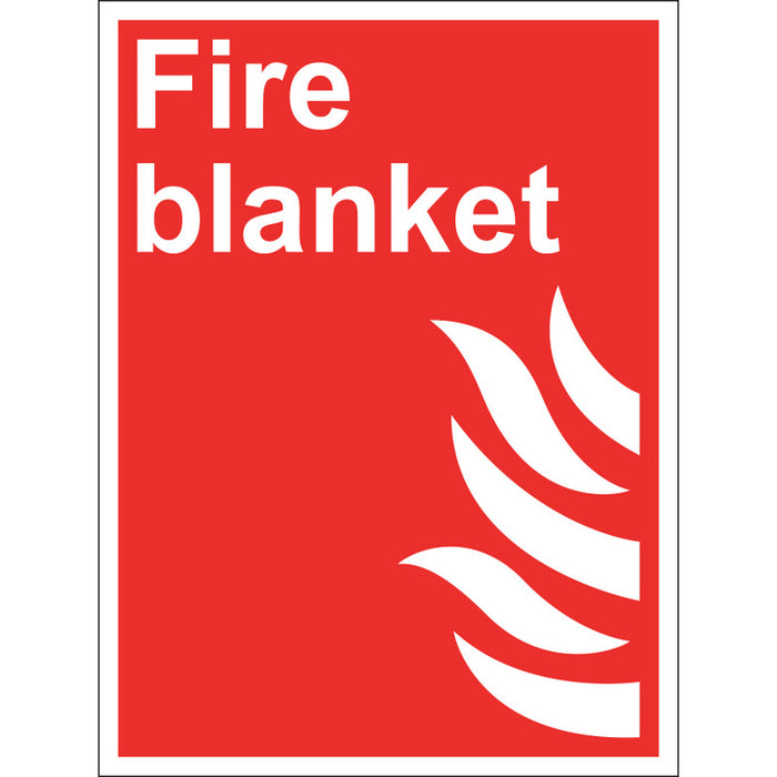 Fire Blanket Sign, Rigid, 15x20cm