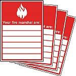 Your Fire Marshals Are Updateable Sign A5