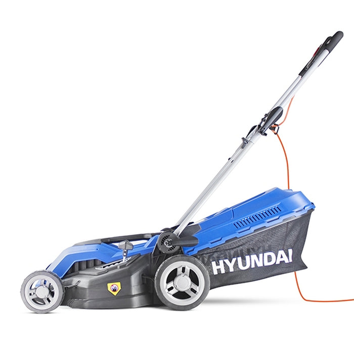 Hyundai 38cm Corded Electric 1600w/230v Roller Mulching Lawnmower | HYM3800E | 3 Year Warranty