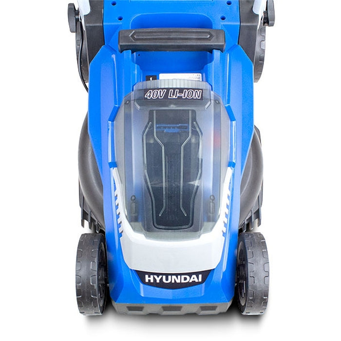 Hyundai 40V Lithium-Ion Cordless Battery Powered Roller Lawn Mower 33cm Cutting Width With Battery and Charger | HYM40LI330P | 3 Year Warranty