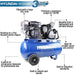 Hyundai Air Compressor Petrol 7hp | Hyundai 90 Litre 10.7CFM/145psi | 2 Year Platinum Warranty