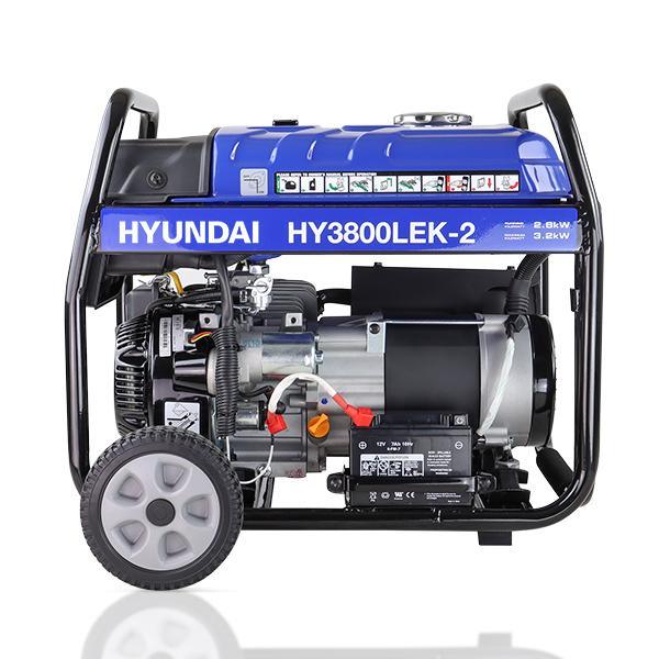 Hyundai Electric Start Site Petrol Generator | Hyundai 3.2kW / 4kVa* | 3 Year Platinum Warranty