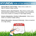 Hyundai Self-Propelled Petrol Lawnmower | Hyundai 18"/46cm 139cc | 3 Year Platinum Warranty
