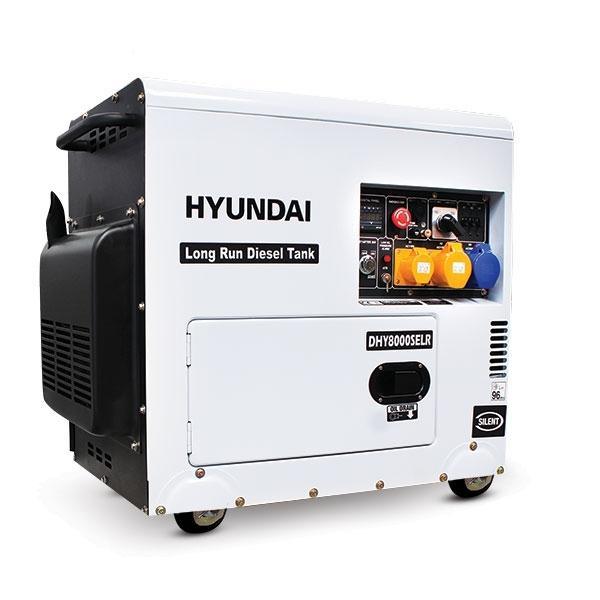 Hyundai Long Run Standby Diesel Generator Single Phase | Hyundai 6kW/7.5kVA | 1 Year Platinum Warranty
