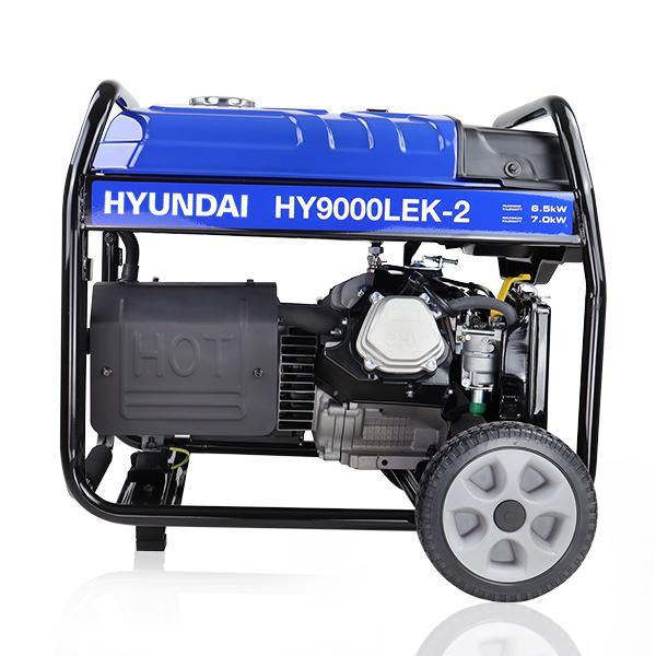 Hyundai Recoil and Electric Start Site Petrol Generator | Hyundai 7kW / 8.75kVa* | 3 Year Platinum Warranty