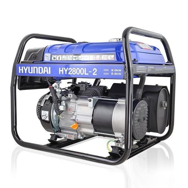 Hyundai Recoil Start Site Petrol Generator | Hyundai 2.2kW / 2.75kVa* | 3 Year Platinum Warranty
